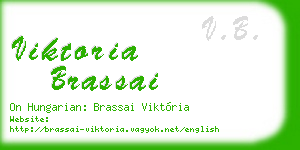 viktoria brassai business card